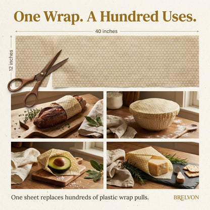 Brelvon Beeswax Food Wrap — The Natural Alternative to Plastic