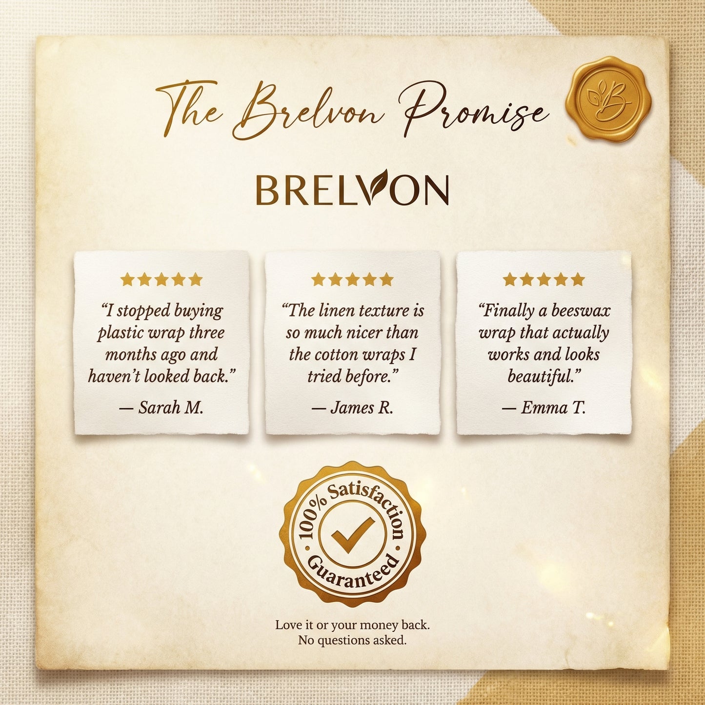 Brelvon Beeswax Food Wrap — The Natural Alternative to Plastic
